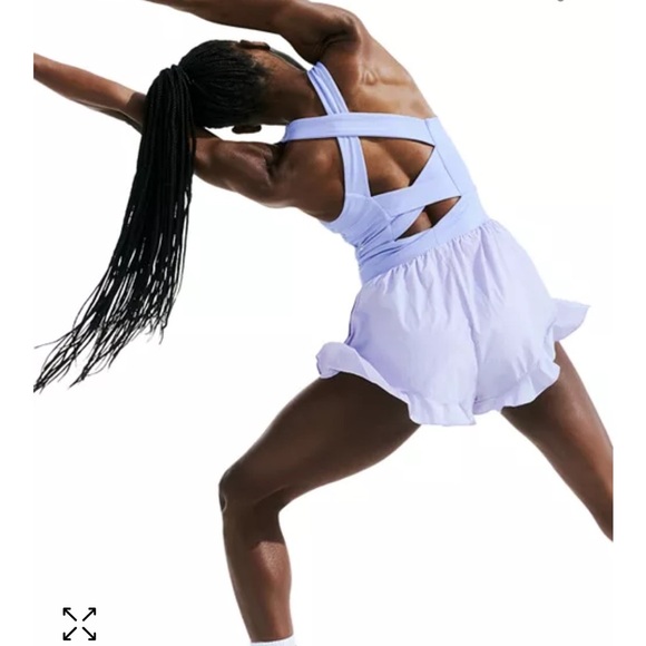 New Free People Movement Breathless Sleeveless Romper women Twilight Violet M - Picture 8 of 8